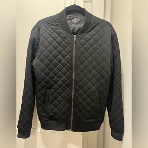 Zara Men Black Quilted Jacket